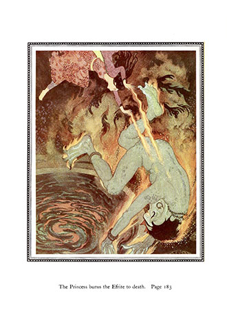 Sinbad the Sailor and Other Stories from the Arabian Nights - Illustrated by Edmund Dulac