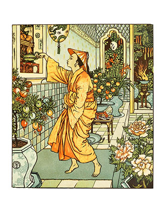 Aladdin's Picture Book - Illustrated by Walter Crane