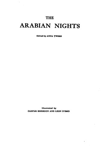 The Illustrated Arabian Nights - By Caspar Emerson and Leon D'emo