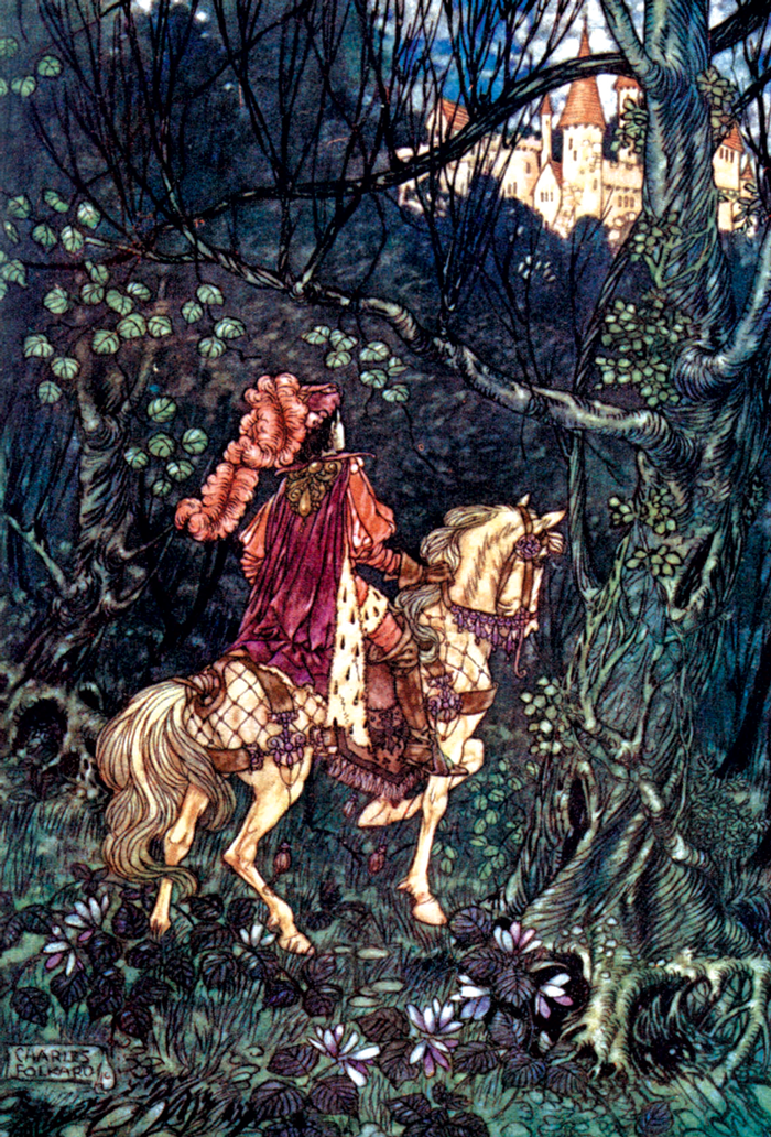 Briar-Rose, Sleeping Beauty, Brothers Grimm, Charles Folkard