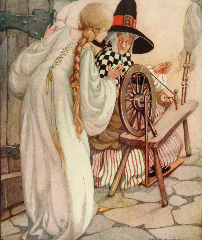 Briar-Rose, Sleeping Beauty, Brothers Grimm, Anne Anderson