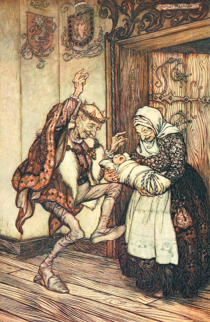 Briar-Rose, Sleeping Beauty, Brothers Grimm, Arthur Rackham