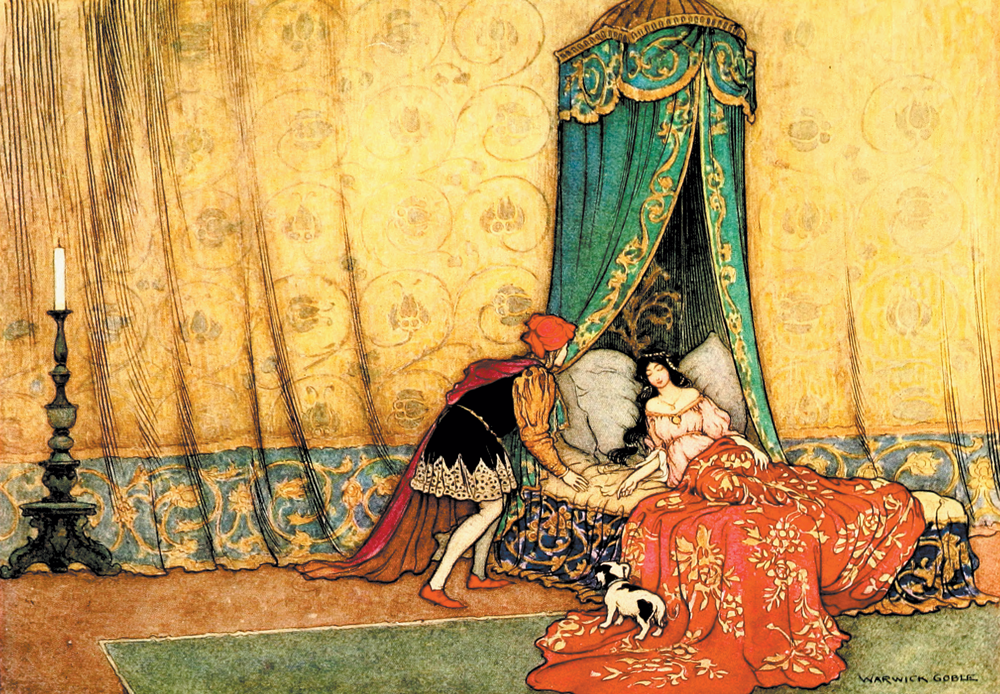 Briar-Rose, Sleeping Beauty, Brothers Grimm, Warwick Goble