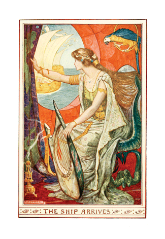 The Crimson Fairy Book Andrew Lang with illustrations by H. J. Ford