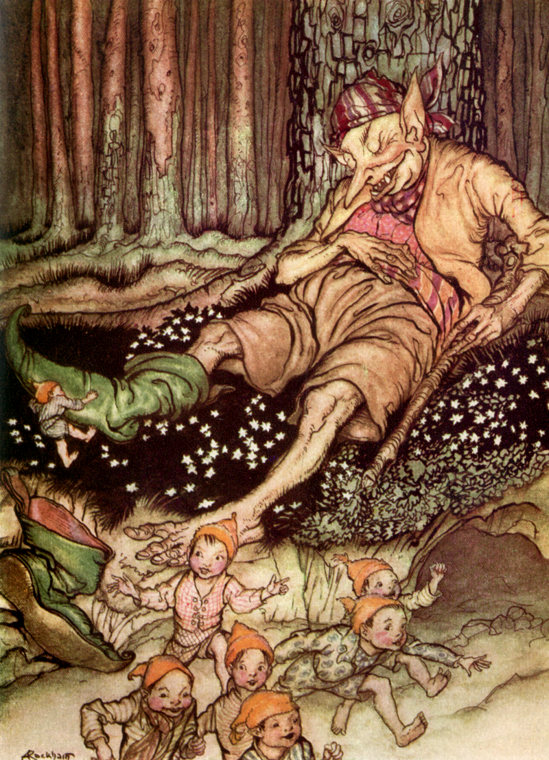 Hop o' My Thumb by Arthur Rackham