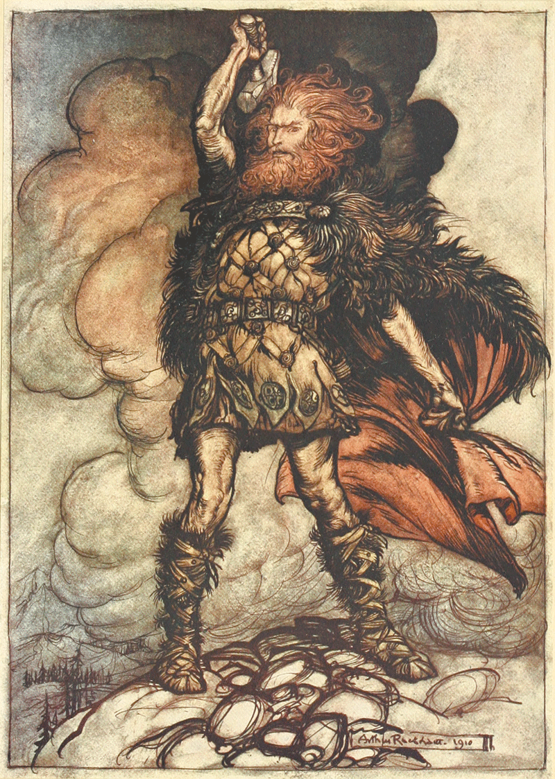 The Rhinegold and The Valkyrie – The Ring of the Nibelung – Volume I – Illustrated by Arthur Rackham