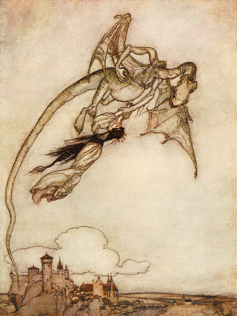 The Four Clever Brothers by Arthur Rackham