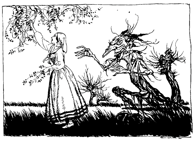 What Came of Picking Flowers by Arthur Rackham