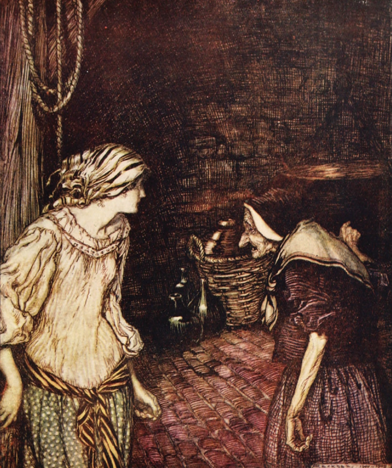 The Robber Bridegroom by Arthur Rackham