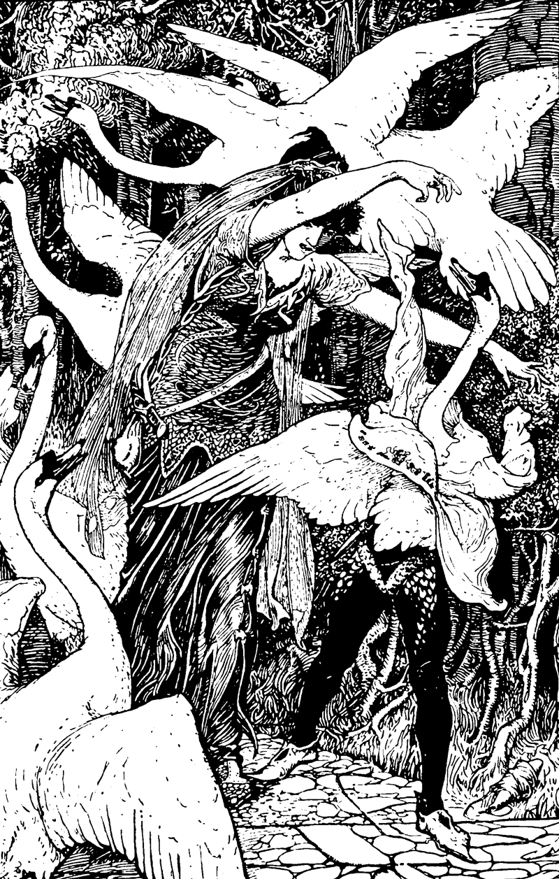 The Six Swans H J Ford