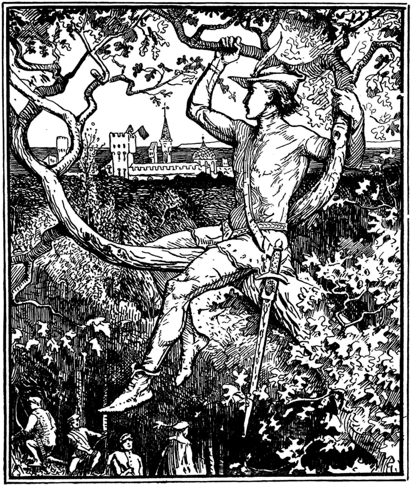 The Twelve Brothers, illustrated by H. J. Ford from The Red Fairy Book by Andrew Lang