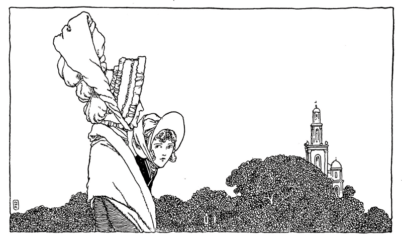 The Red Shoes illustrated by W. Heath Robinson