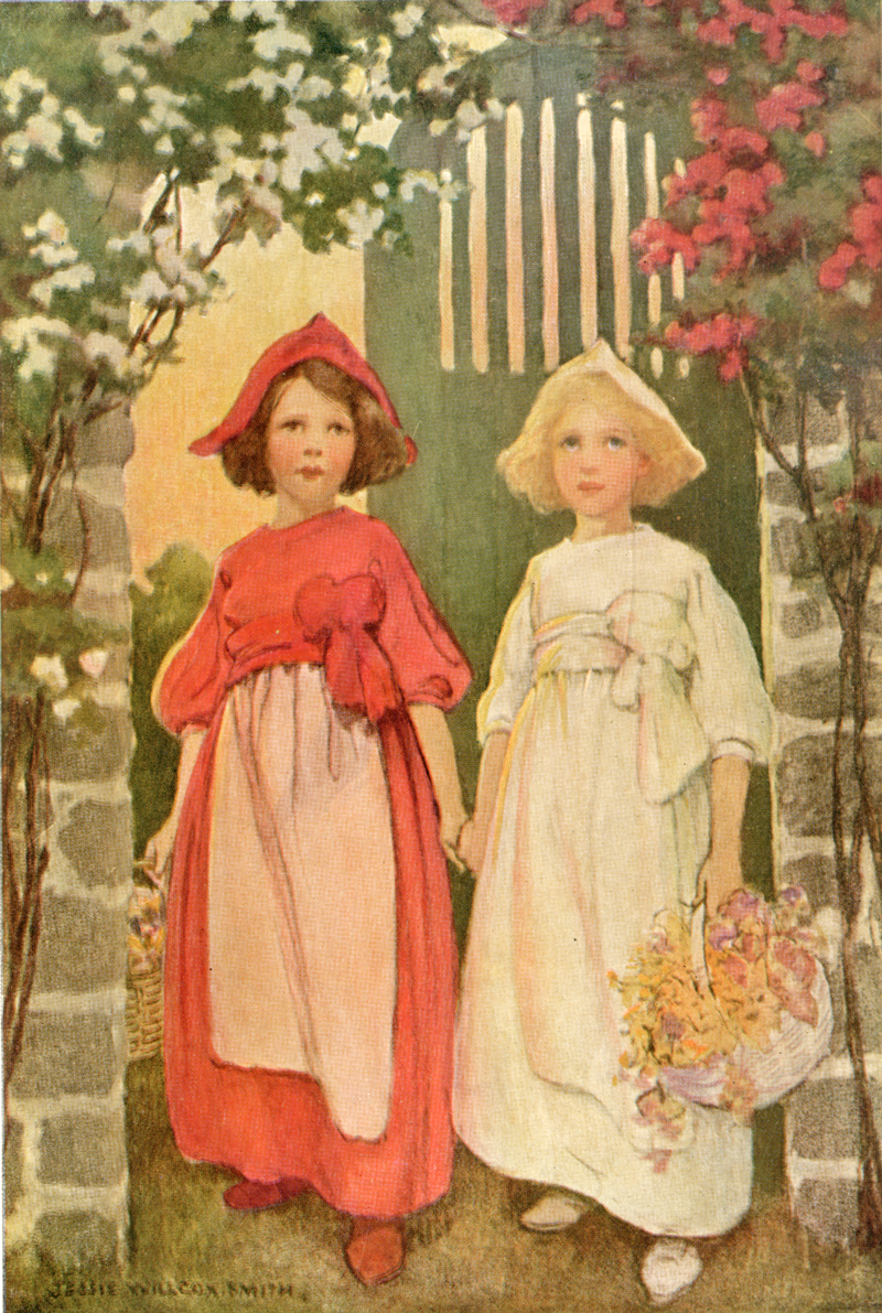 Snow-white and Rose-red, A Child's Book of Stories - Jessie Willcox Smith