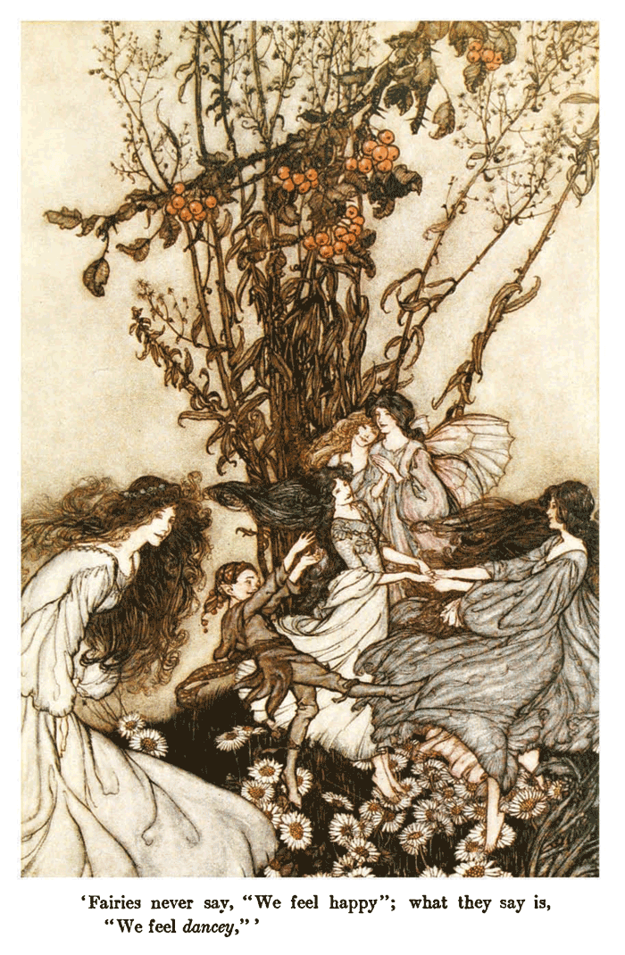 Peter Pan in Kensington Gardens - illustrated by Arthur Rackham