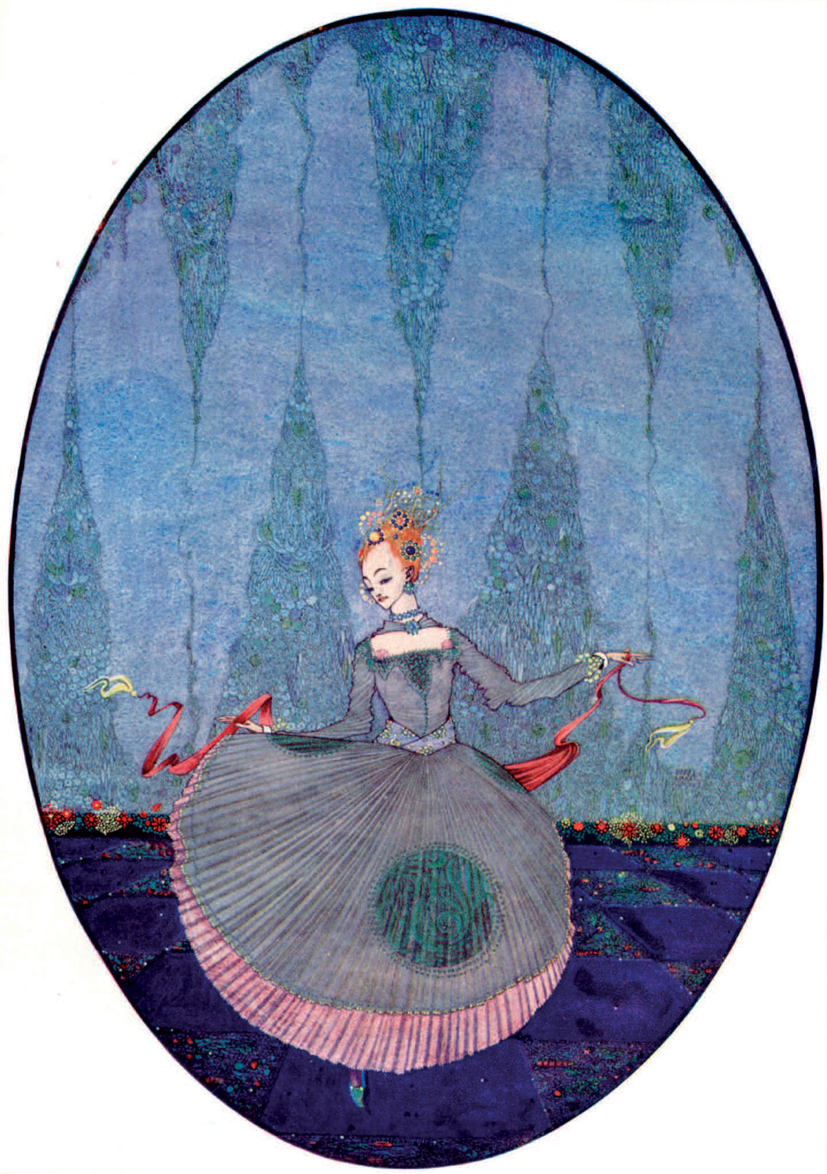 The Little Mermaid illustration by Harry Clarke