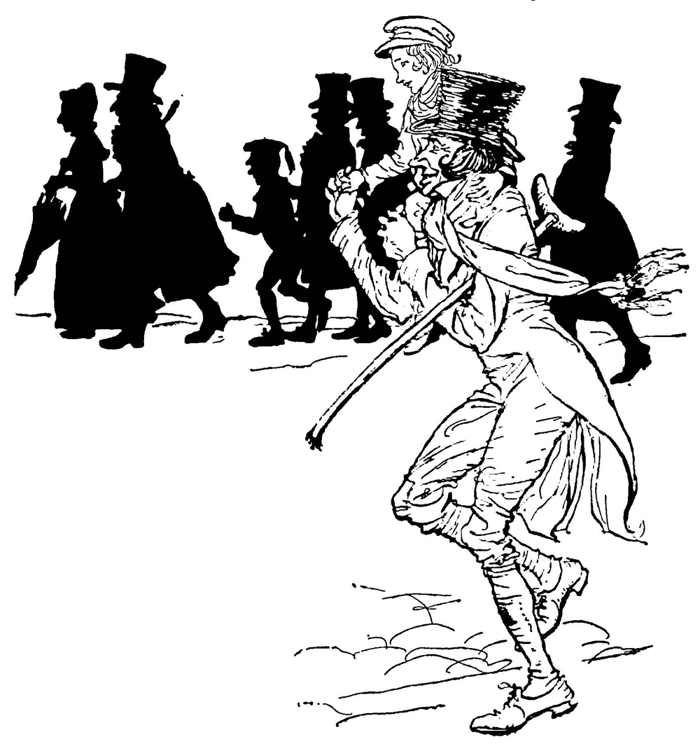 Tiny Tim - The Story of a Christmas Carol - Illustration by Arthur Rackham