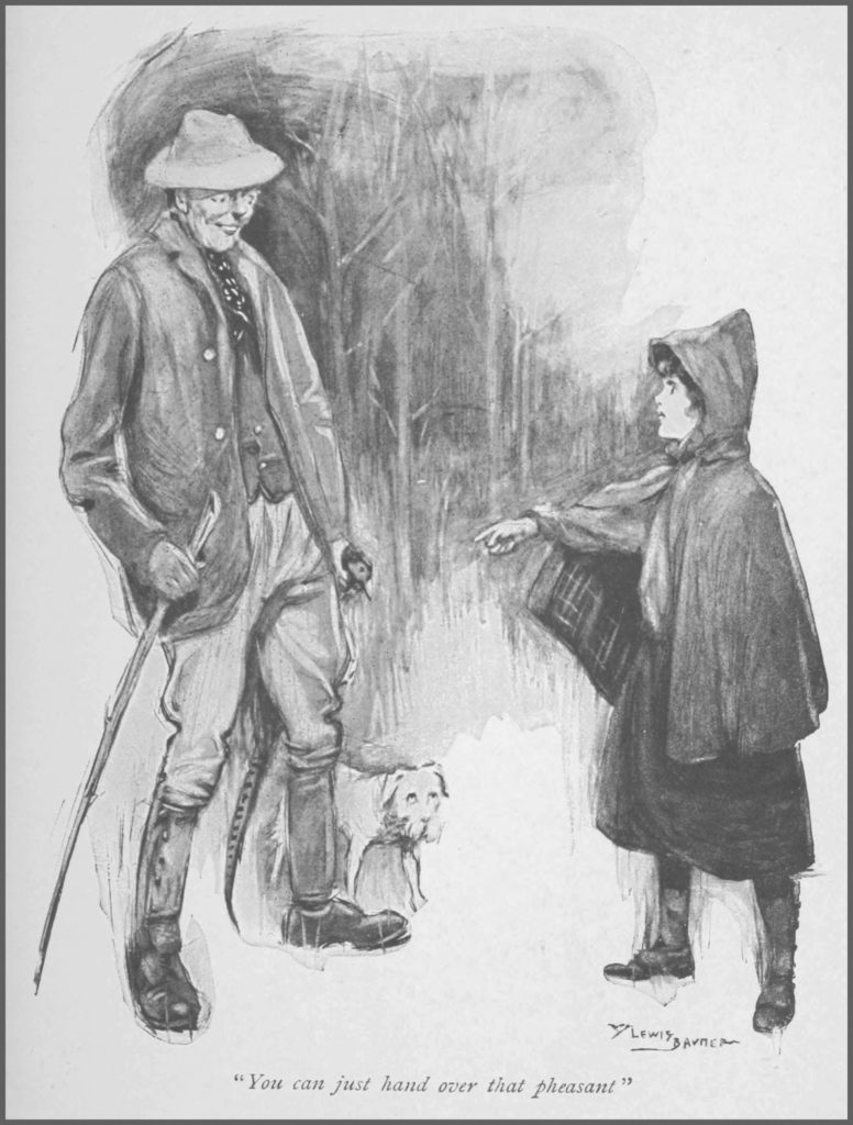 The Gamekeeper's Daughter - Illustration by Lewis Baumer