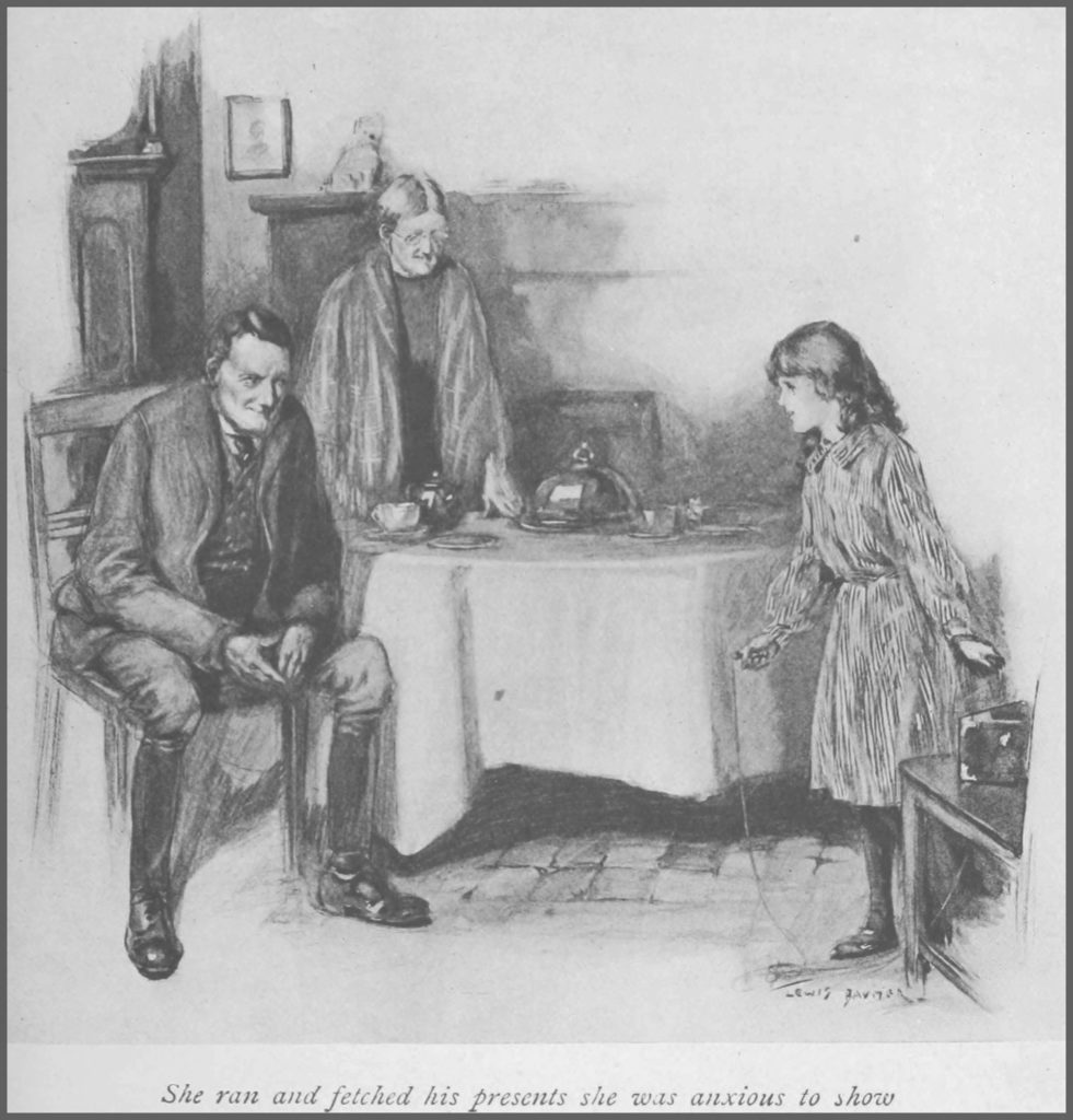 The Gamekeeper's Daughter - Illustration by Lewis Baumer