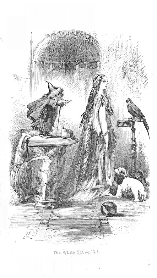 Madame_d'Aulnoy_-_John_Gilbert_-_The_White_Cat